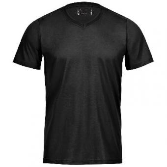 V-Neck T-Shirt  Schwarz | XL