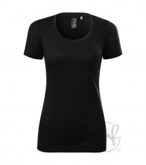 Merino Rise T-shirt Damen schwarz | 2XL