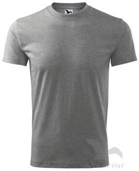 Classic T-Shirt unisex dunkelgrau melliert | 3XL