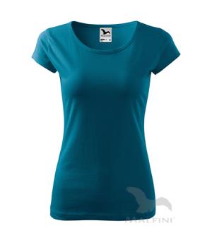 Pure T-shirt Damen petrolblau | L