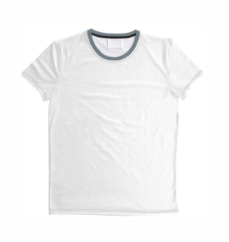 Shirt All Over bedruckt Kragen grau | XS